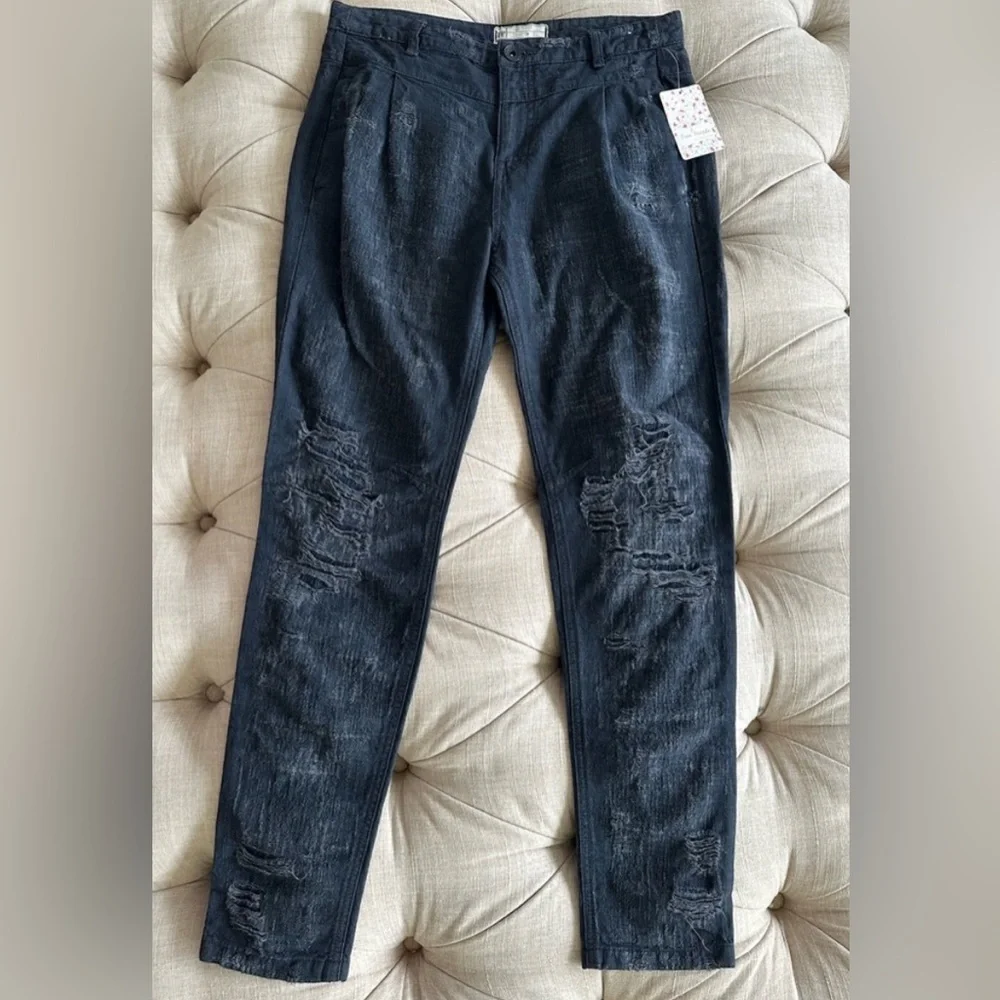 NWT Free People Distressed Trousers